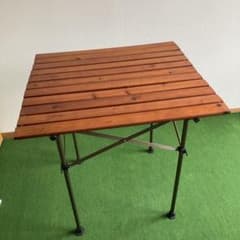 コールマン ガーデンウッドロールテーブル4 170-5749 廃盤品 ケース付