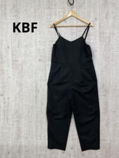 KBF（ケービーエフ）キャミオールインワン / サロペット　ブラック　Fのサムネイル