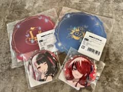 DMMスクラッチ ヨスガノソラ 缶バッジ コースター 28点セット DMMスクラッチ にじさんじ オーロラアクリルコースター 缶バッジ