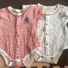 70肌着ロンパース2枚セットのサムネイル