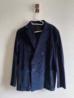t-jacketダブルジャケット ネイビー t-jacket ダブルジャケット ネイビーブルー - メルカリ