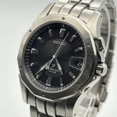 SEIKO ブライツ 7B22-0AC0 電波ソーラー チタン 多角形ベゼル - メルカリ
