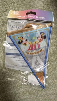 東京ディズニーリゾート 40周年 ドリームゴーラウンド フラッグ - メルカリ