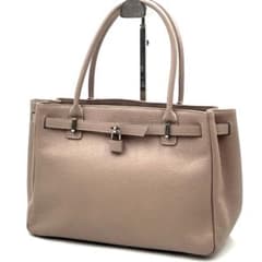 【美品✨】傅濱野 ミーティア ハンドバッグ トートバッグ 自立 南京錠 ピンク 美品✨】傅濱野 ミーティア ハンドバッグ トートバッグ 自立 南京錠