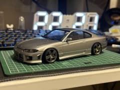 アオシマ　s15 シルビア　1/24 塗装済み完成品のサムネイル