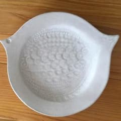 よしざわ窯 鳥の小皿 ホワイトのサムネイル