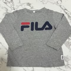 FILA 長袖Tシャツ グレー 110cm 子供服のサムネイル