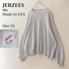 90s JERZEES USA製 スウェット 3X グレー 旧タグ ラッセル - メルカリ