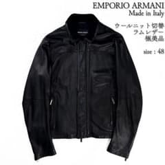 EMPORIO ARMANI レザージャケット 2007aw EMPORIO ARMANI 2007 archive レザージャケット | Shop at Mercari