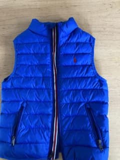 ポロ ダウンベスト 青 140cm~のサムネイル