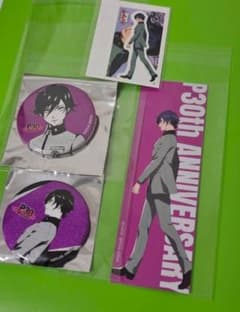 Persona Atre Garapon Bonus Can Badge Sticker Toudou Naoya (Boy with Piercings)