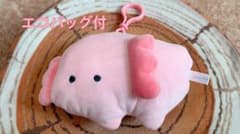 つぶらな瞳の水族館 ぬいぐるみポーチ付エコバッグ うーぱーのサムネイル