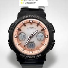 【美品・電波ソーラー】カシオ　ベビーG　BGA-2500　ブラックｘピンク 美品・電波ソーラー】カシオ ベビーG BGA-2500 ブラックxピンク