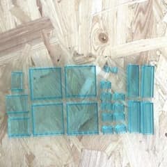 LEGO レゴ クリアブルー パネルパーツセットのサムネイル