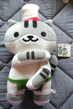 고양이 따끈따끈 봉제인형 비스토로씨 프라이즈품·비매품 40cm 고양이