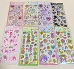 キラキラジュエルシールなど 8点セットのサムネイル