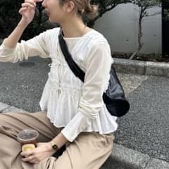 【新品・未使用】 Discoat ギャザーリボンビスチェ ホワイトのサムネイル