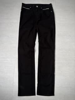 "semanticdesign"black zip straight denimのサムネイル