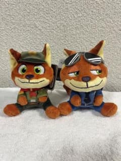 ズートピア　ニックワイルドこてっとぺったん　マスコットぬいぐるみのサムネイル
