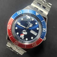 Rareカラー 保護シール付 自動巻 タイメックス リイシュー ターコイズ