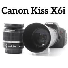 Canon X6i わずか766回 ダブルレンズ 手振れ補正レンズ バック付き