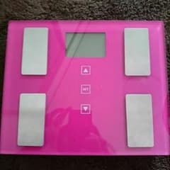 体重計♡タッチパネル♡ピンクのサムネイル