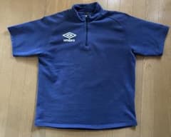 umbro ネイビー ハーフジップ カットソーのサムネイル
