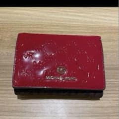 MICHAEL KORS 赤 三つ折り財布のサムネイル