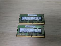 SAMSUNG メモリ 8GB(4GB×2) DDR4-2400 SO-DIMM - メルカリ