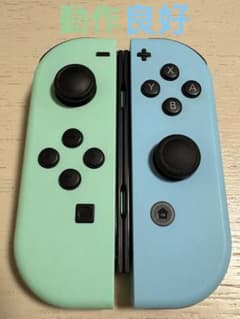 [動作良好][純正]Joy-Con 左右セットあつまれどうぶつの森限定 即日発送のサムネイル