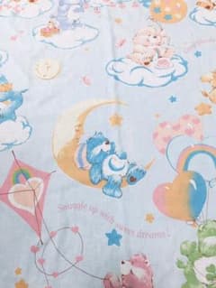 ケアベア フラットシーツ 1/4カット済み ビンテージ シーツのサムネイル