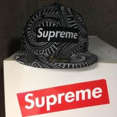 わーのさん専用supreme×new era コラボ capのサムネイル