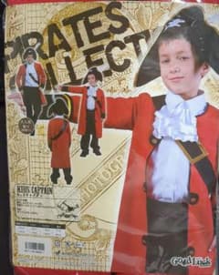 Pirate Kids Boys Costume Halloween Cosplay 4-Piece Set