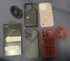 [중고] 스마트 폰 커버 iPhone14Pro4 개 세트 강화 유리 필름 포함