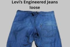 リーバイス エンジニアードルーズシンチ バック loose 立体裁断 - メルカリ