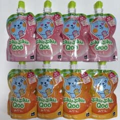 ぷるんぷるん Qoo ゼリー飲料 もも みかん 8個 - メルカリ
