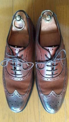 宮内庁御用達 大塚製靴 m-5 フルブローグ コンビ ブラウン 宮内庁御用達 大塚製靴 m-5 フルブローグ コンビ ブラウン