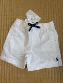 新品未使用　Ralph Lauren ハーフパンツ 12M ホワイトのサムネイル