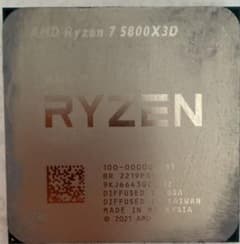 AMD Ryzen 7 5800X3D CPU AM4 (Operation confirmed)