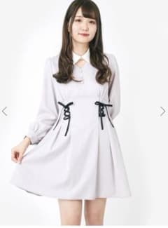 (最終値下げ⚠️)Ank Rouge◎スピンドルハイウエストワンピースのサムネイル