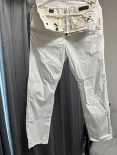 INCOTEX ホワイトパンツ ウエストゴム仕様　29のサムネイル