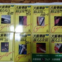 大藪春彦 絶版 初版含む13点 凶銃 野獣 金狼 エアウェイ 松田 香取