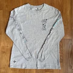 CHUMS チャムス 長袖Tシャツ グレー Mサイズのサムネイル