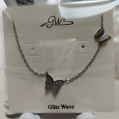 Glitz Wave 蝶々モチーフ ネックレスのサムネイル