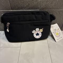 ちいかわ×コンバース ショルダーバッグ（ブラック） ギャレット