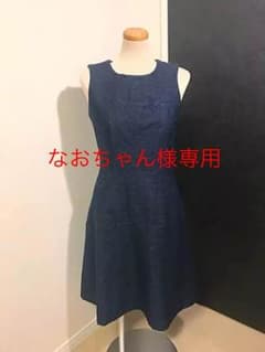デニムAラインワンピースのサムネイル
