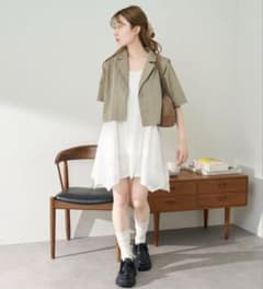 新品未使用☆kastane パッチワークコットンキャミワンピースのサムネイル