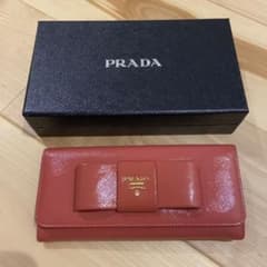 PRADA プラダ 長財布　サフィアーノ　リボンのサムネイル