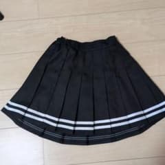 はぴろん様専用　Ricce プリーツスカート ブラック 140cmのサムネイル