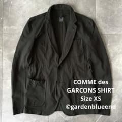 COMME des GARCONS SHIRT ポリ縮絨 2B ジャケット XS - メルカリ